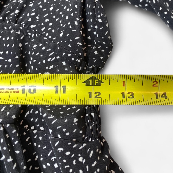 Melloday Women's Black and White Short Sleeve Maxi Dress Size XS - Picture 10 of 12